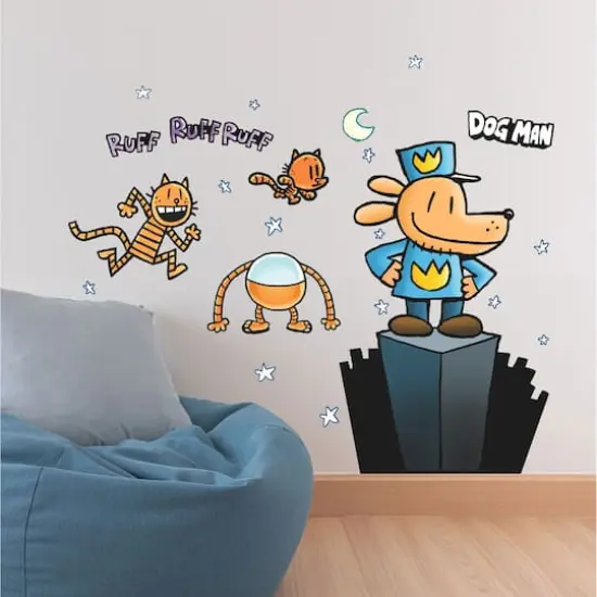 RoomMates Dogman Giant Peel & Stick Wall Decals {3}