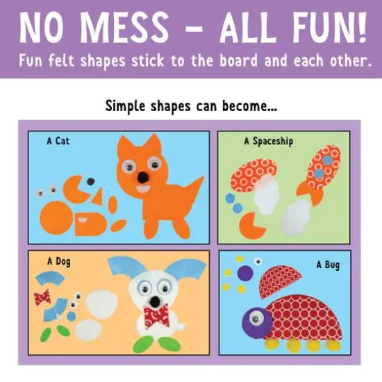 Creativity for Kids&reg; Fun Felt Shapes {6}