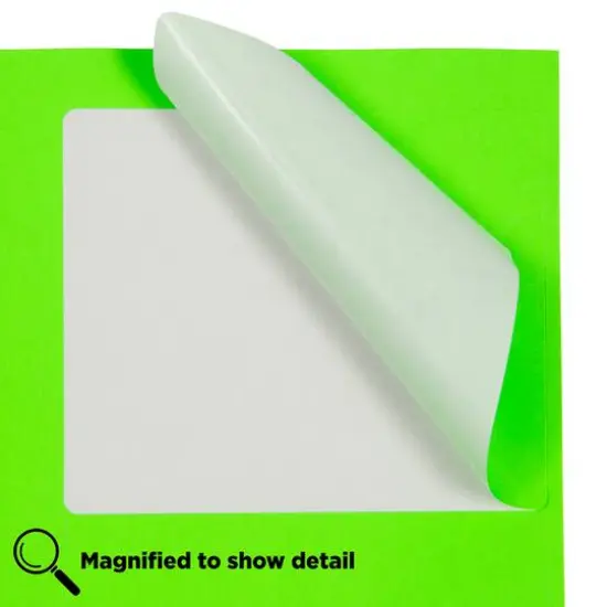 JAM Paper Adhesive Shipping Labels, 3.33" x 4" Neon Green {6}
