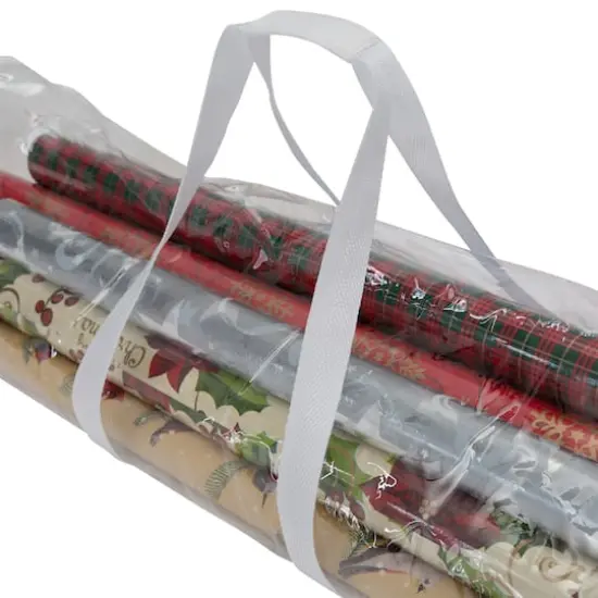 Simplify Clear Gift Wrap Storage Bag {6}