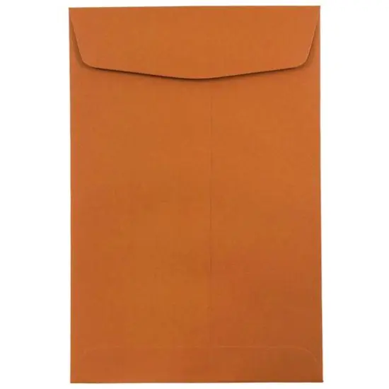 JAM Paper 6" x 9" Open End Catalog Premium Envelopes, 25ct. Dark Orange {1}
