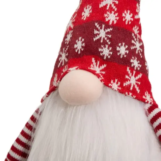 Glitzhome&reg; 24" Red Christmas Gnome D&eacute;cor Accent {7}