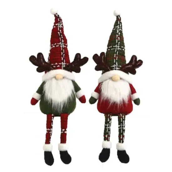 Santa's Workshop 18" Sitting Reindeer Gnomes, 2ct. {1}