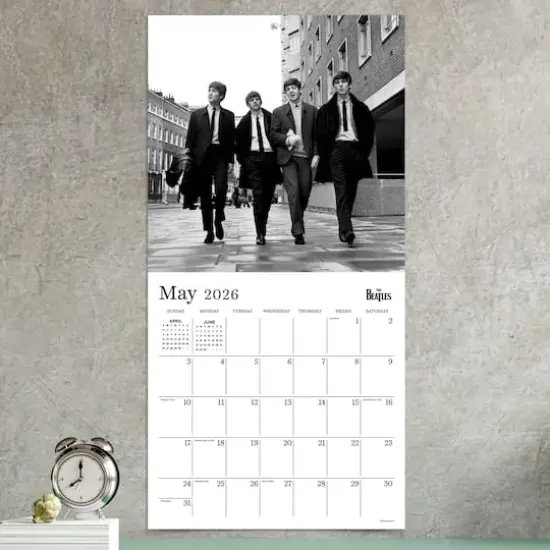 2026 The Beatles: In Black & White Wall Calendar {4}