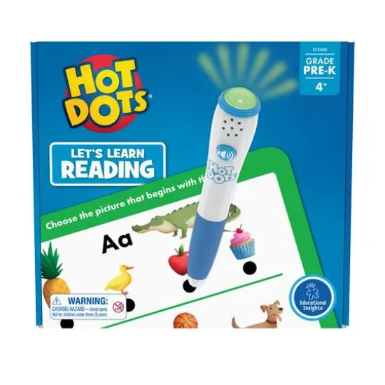 Hot Dots Let's Learn Pre-K Reading! {4}