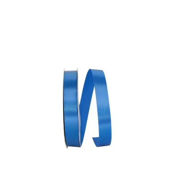 JAM Paper 7/8" x 100yd. Single Face Satin Allure Ribbon Batik Blue {1}