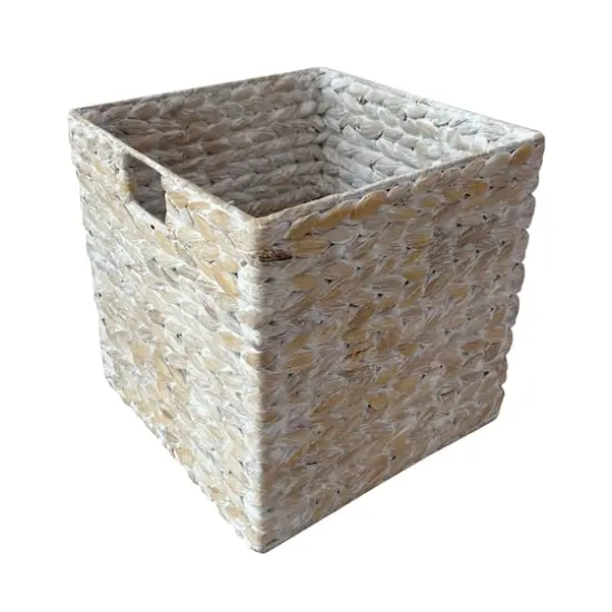 Small Whitewashed Cube Basket by Ashland&reg; {3}