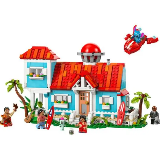 LEGO&reg; Disney Lilo and Stitch Beach House Building Kit Playset 43268 {3}