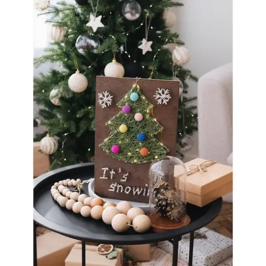Abris Art Christmas Tree String Art Creative Kit {4}