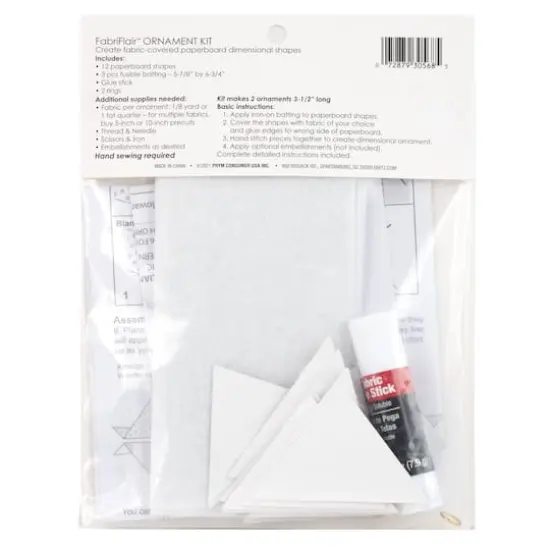 Dritz&reg; FabriFlair 3.5" Trilliant Pattern Ornament Kit {4}