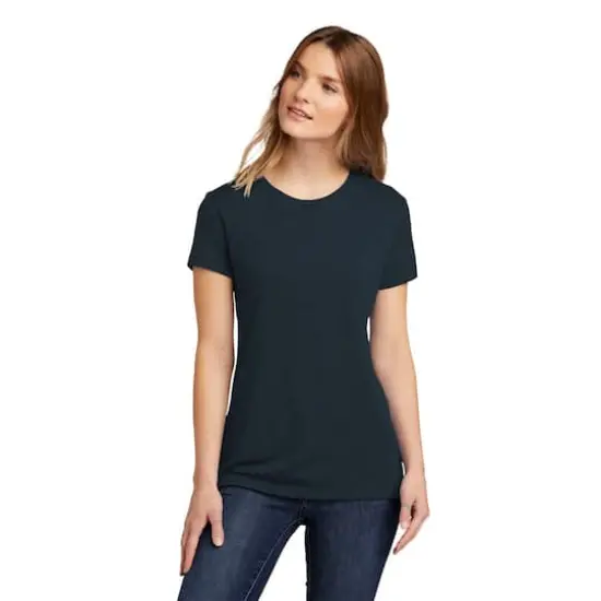 Next Level&reg; Neutrals Women's CVC T-Shirt Midnight Navy {3}