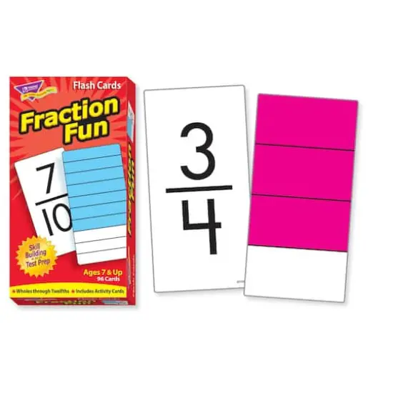 Trend Enterprises&reg; Fraction Fun Skill Drill Flash Cards {3}