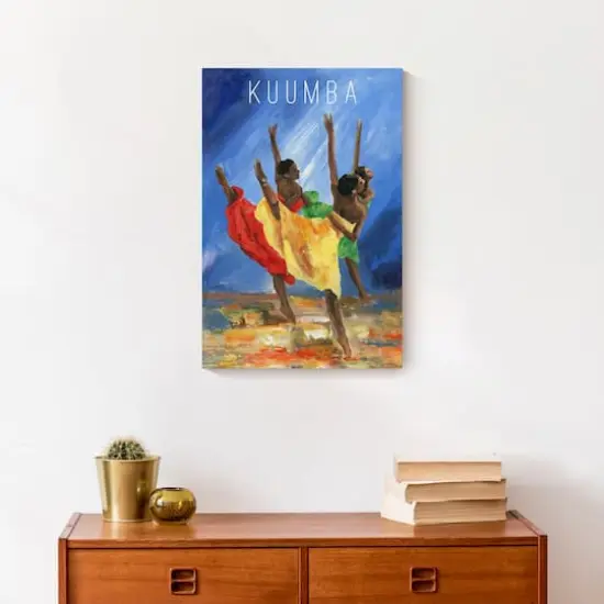 Kuumba Painting Kwanzaa Dance Canvas Wall Art {5}