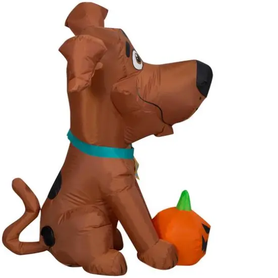3.5ft. Airblown&reg; Inflatable Halloween Puppy Scooby-Doo with Pumpkin {4}