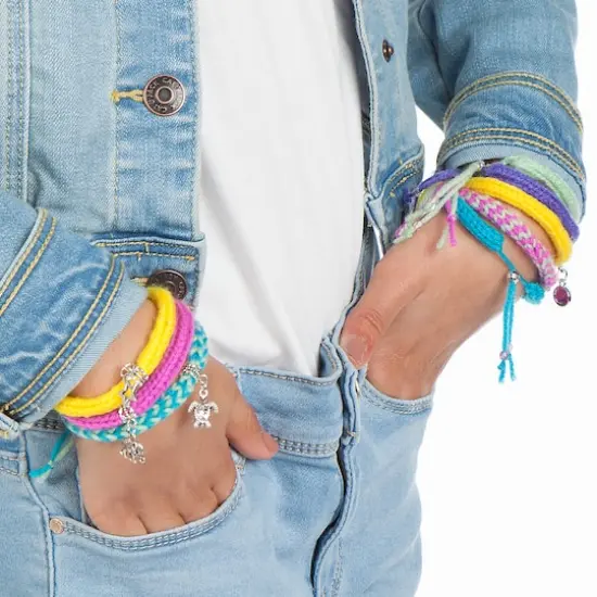 Creativity for Kids Quick Knit Charm Bracelets Kit {14}