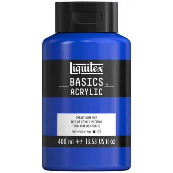 Liquitex&reg; BASICS&trade; Acrylic Paint, 13.5oz. 381 Cobalt Blue Hue {1}