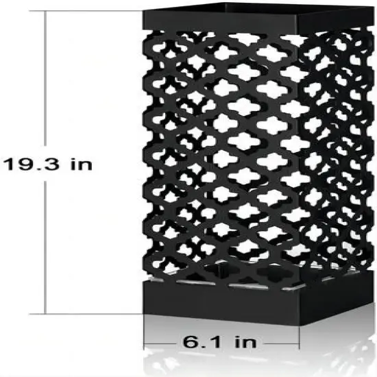 NEX&trade; Black Metal Umbrella Stand Rack {3}