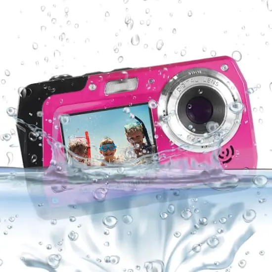 Minolta 48.0 Megapixel Waterproof Digital Camera Pink {6}