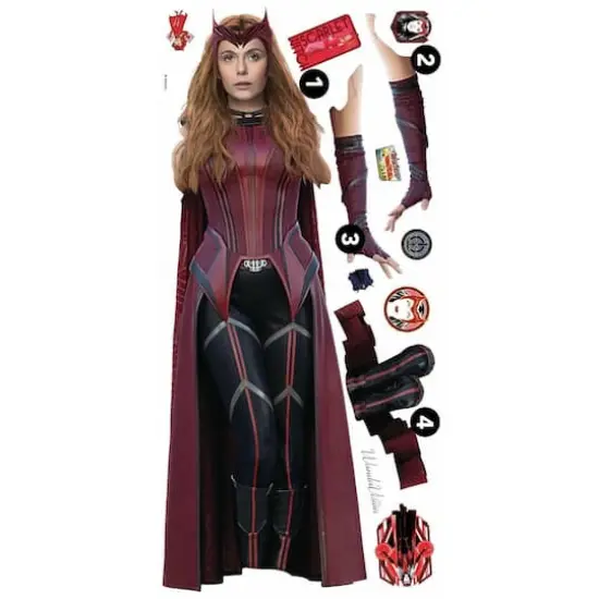 RoomMates Wandavision Wanda Peel & Stick Giant Wall Decals {3}