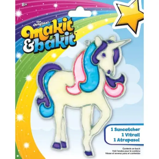 Makit & Bakit&trade; Glitter Unicorn Suncatcher Kit {1}