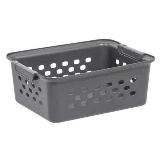 IRIS Gray Small Organizer Storage Basket, 10ct. {4}