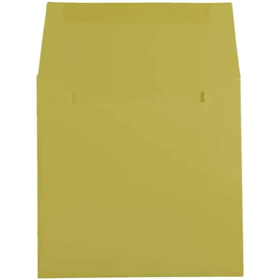 JAM Paper 5.5" x 5.5" Square Premium Invitation Envelopes, 25ct. Chartreuse {4}