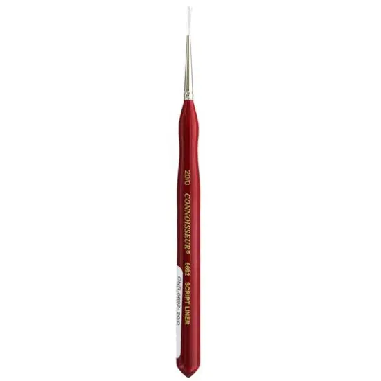 Connoisseur&reg; White Taklon Mini Detail Script Liner Brush {1}