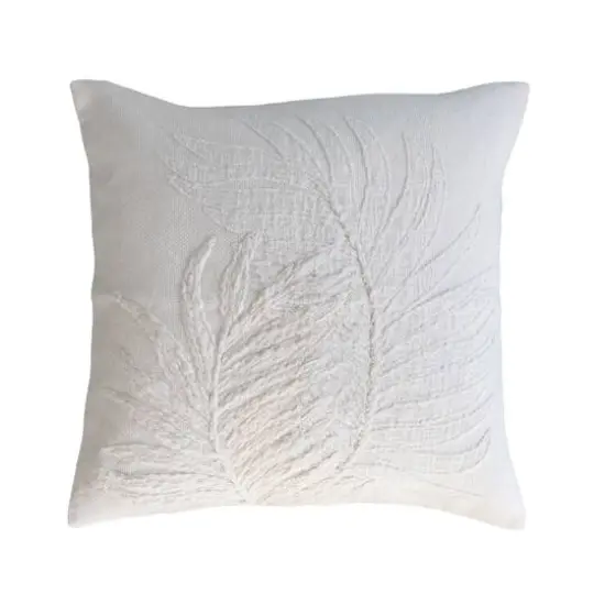 Hello Honey&reg; Natural Botanical Embroidery Pillow Cover {1}