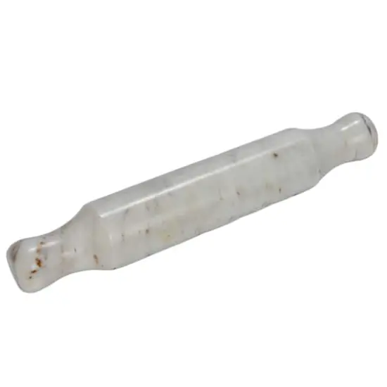 Hello Honey&reg; 12" White Marble Kitchen Rolling Pin {1}