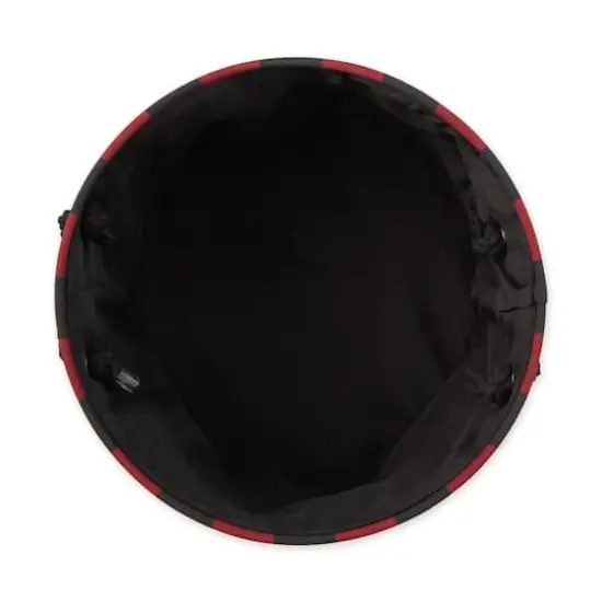 DII&reg; Medium Buffalo Check Round Storage Bin Red/Black {4}