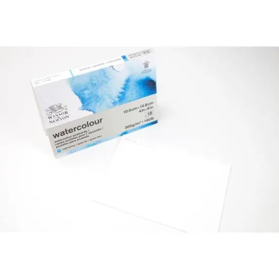 Winsor & Newton&reg; Watercolor Postcard Pad, 4" x 6" {5}