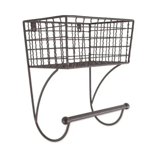 DII&reg; Small Farmhouse Towel Rack Rustic Bronze {1}
