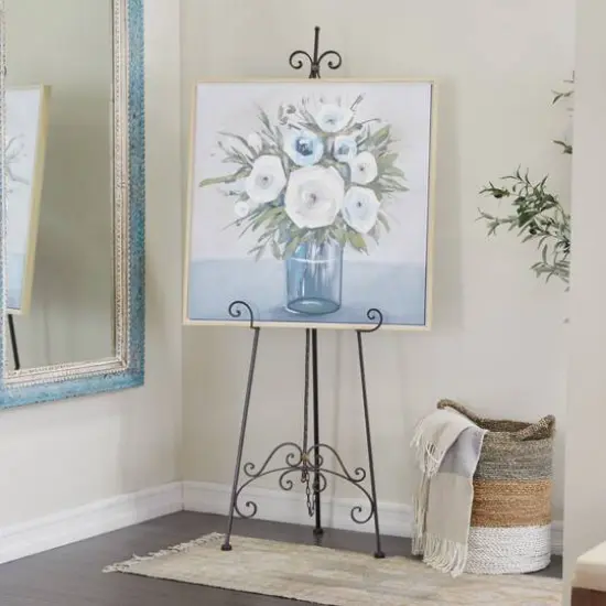 Black Iron Country Cottage Easel, 65" x 21" x 27" {10}