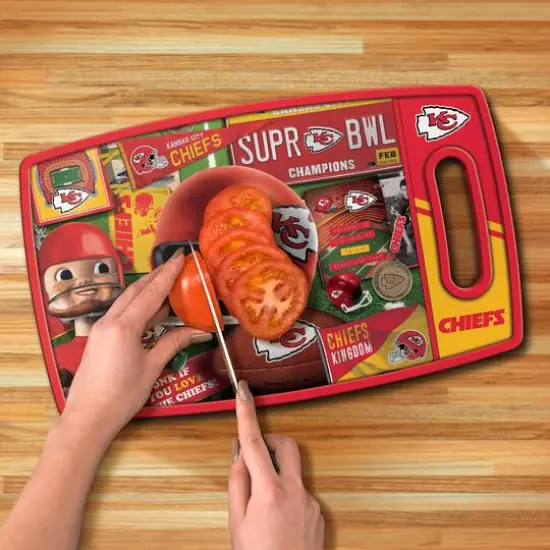 NFL Retro Series Cutting BoardKansas City Chiefs {6}