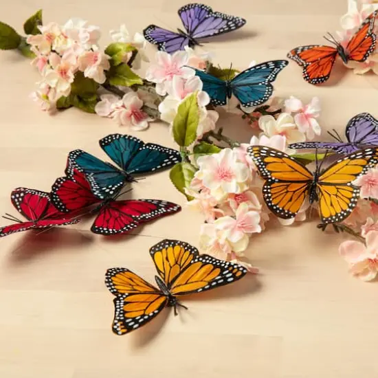 4.75" Multicolor Feather Butterflies, 10ct. by Ashland&reg; {3}