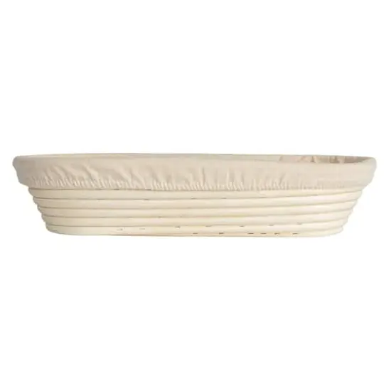 Hello Honey&reg; 13.75" Chic White Oval Rattan Tray {8}