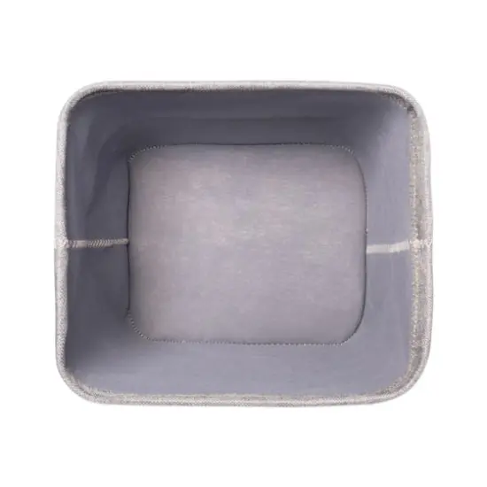 DII&reg; Gray Poly Bin Zig-Zag Stitch Variegated Trapezoid Set {5}