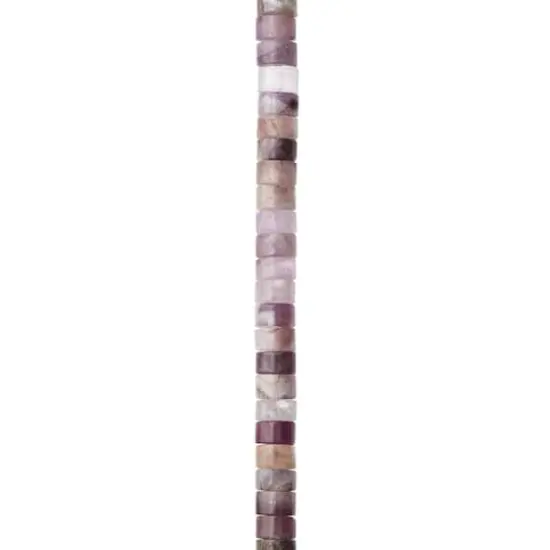 Pink Heishi Amethyst Round Beads by Bead Landing&trade;, 6mm {1}