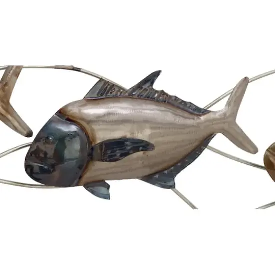 Metal Coastal Fish Wall Decoration {3}