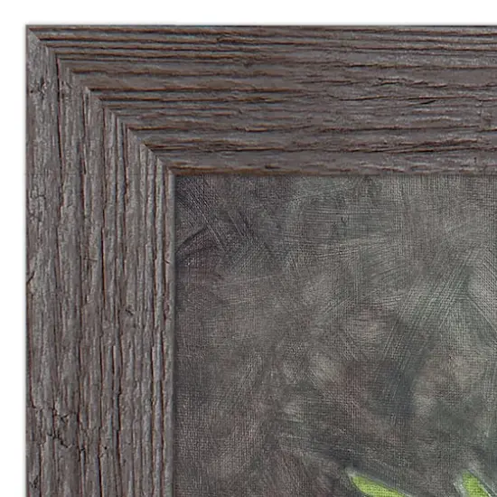 Christmas Flower Vase Western Gray Framed Print {4}