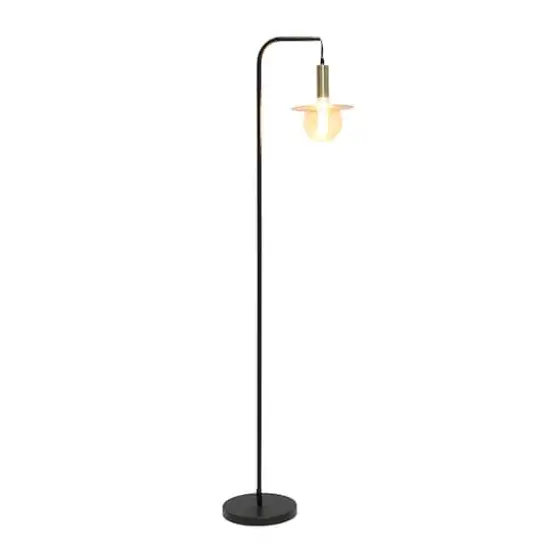 Lalia Home 5ft. Black Oslo Floor Lamp {3}
