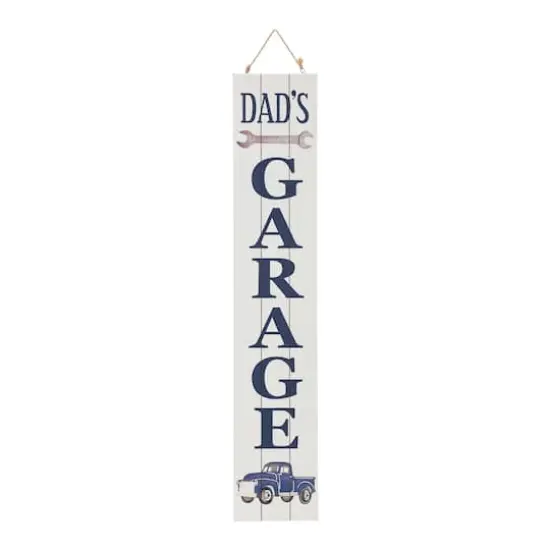 Glitzhome&reg; 3.5ft. Double Sided Wooden Porch Sign Mother's Day & Father's Day {1}