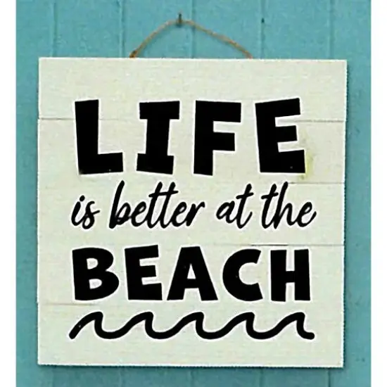 Leisure Arts&reg; Vinyl Matte Black At the Beach Decal {3}