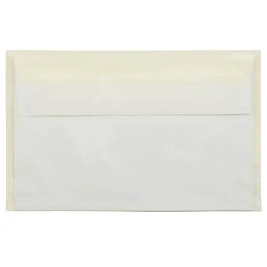JAM Paper 5.43" X 8.62" Self Adhesive Closure Cello Sleeves, 100ct. Yellow {7}