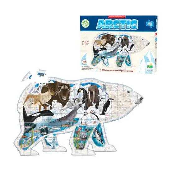 Wildlife World Puzzle - Artic: 200 Pcs {4}