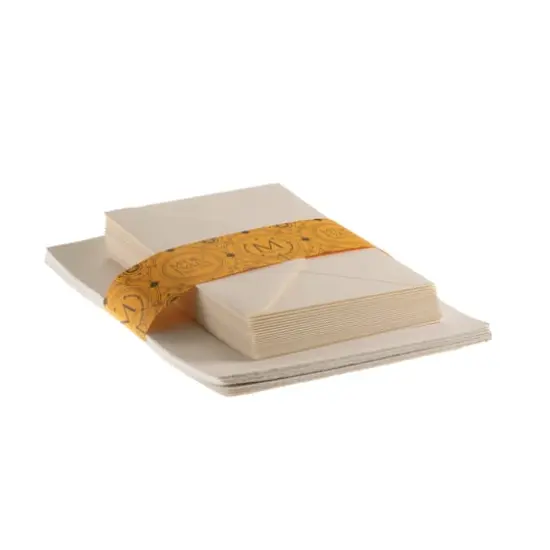 Fabriano 4.5" x 6.75" Medioevalis White Cards & Envelopes, 20ct. {6}