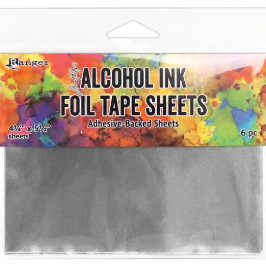 Ranger Tim Holtz&reg; Alcohol Ink Foil Tape Sheets, 6ct. {1}
