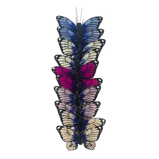 2.5" Blue & Purple Feather Butterflies, 10ct. by Ashland&reg; {1}