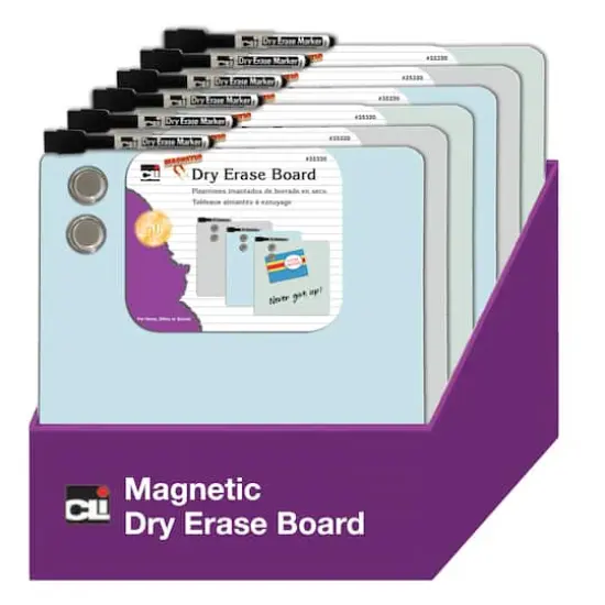 Charles Leonard Magnetic Dry Erase Board Set, 6 ct. {3}