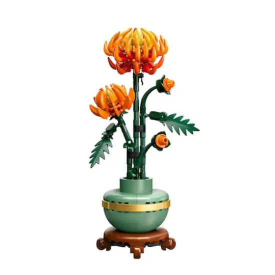 LEGO&reg; Botanicals Chrysanthemum Flower Decor Building Set 10368 {3}